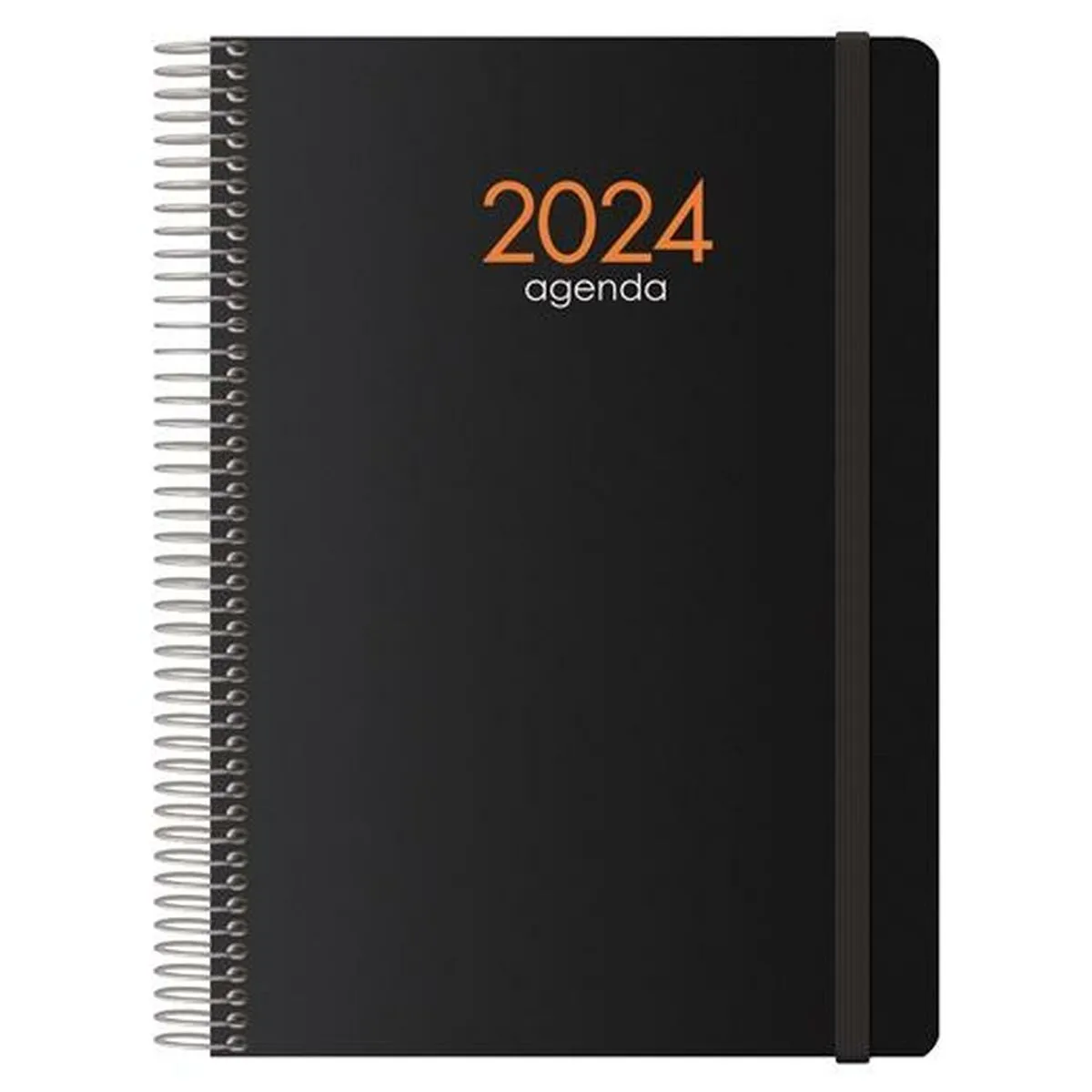 Agenda SYNCRO  DOHE 2024 Annuale Nero 15 x 21 cm