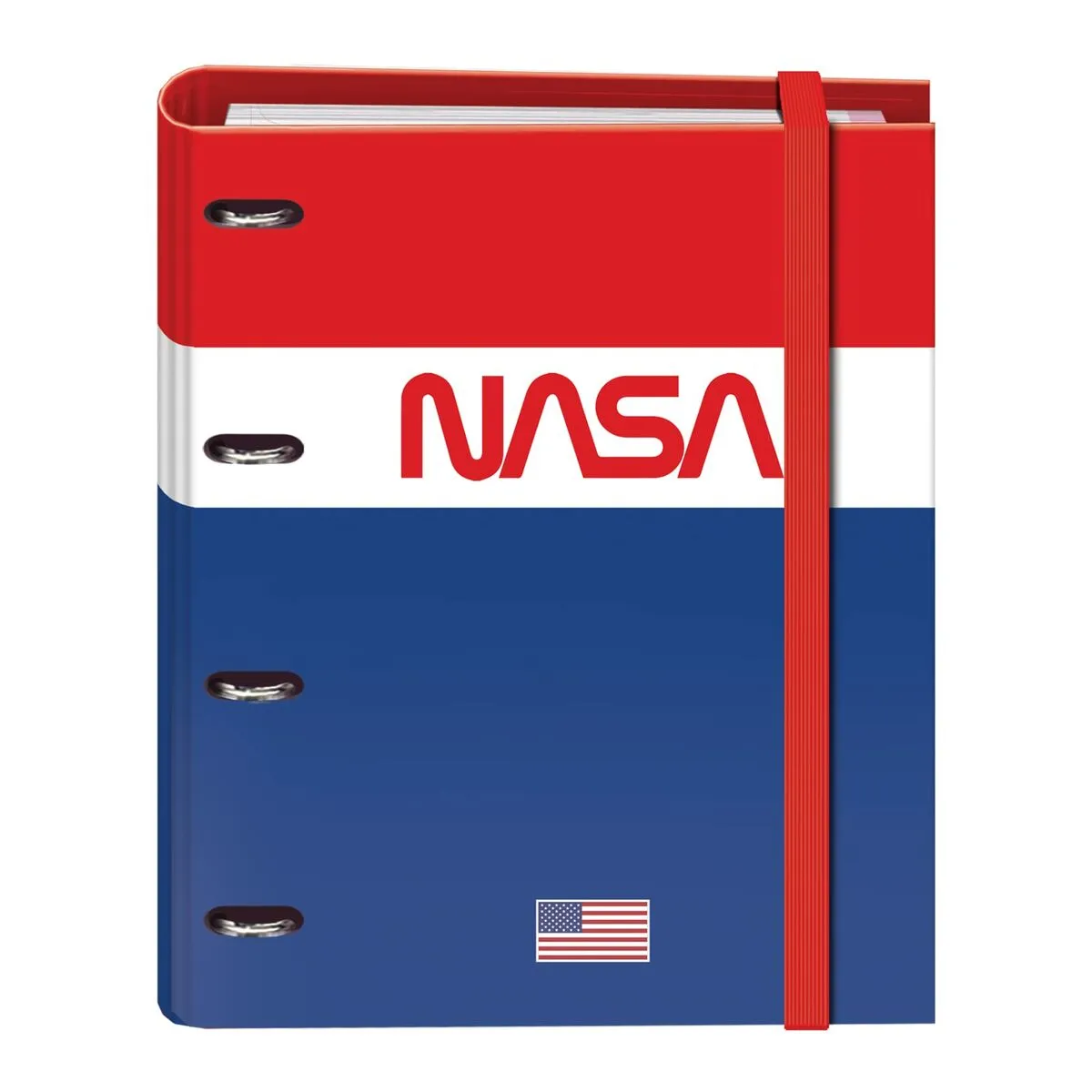 Raccoglitore ad anelli DOHE Nasa Flag Ricambio (100 fogli) Multicolore A4