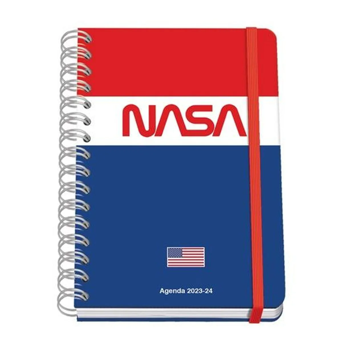 Agenda DOHE Nasa Flag 2023-2024 Multicolore A5 15 x 21 cm