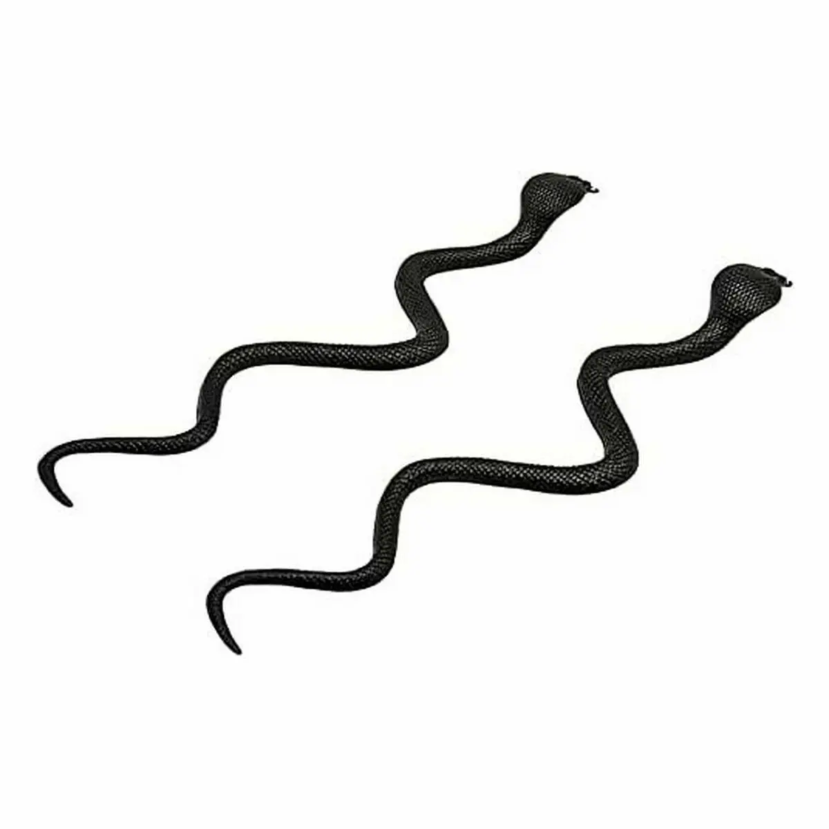 Decorazione per Halloween Serpente Nero 35 cm (2 Unità)