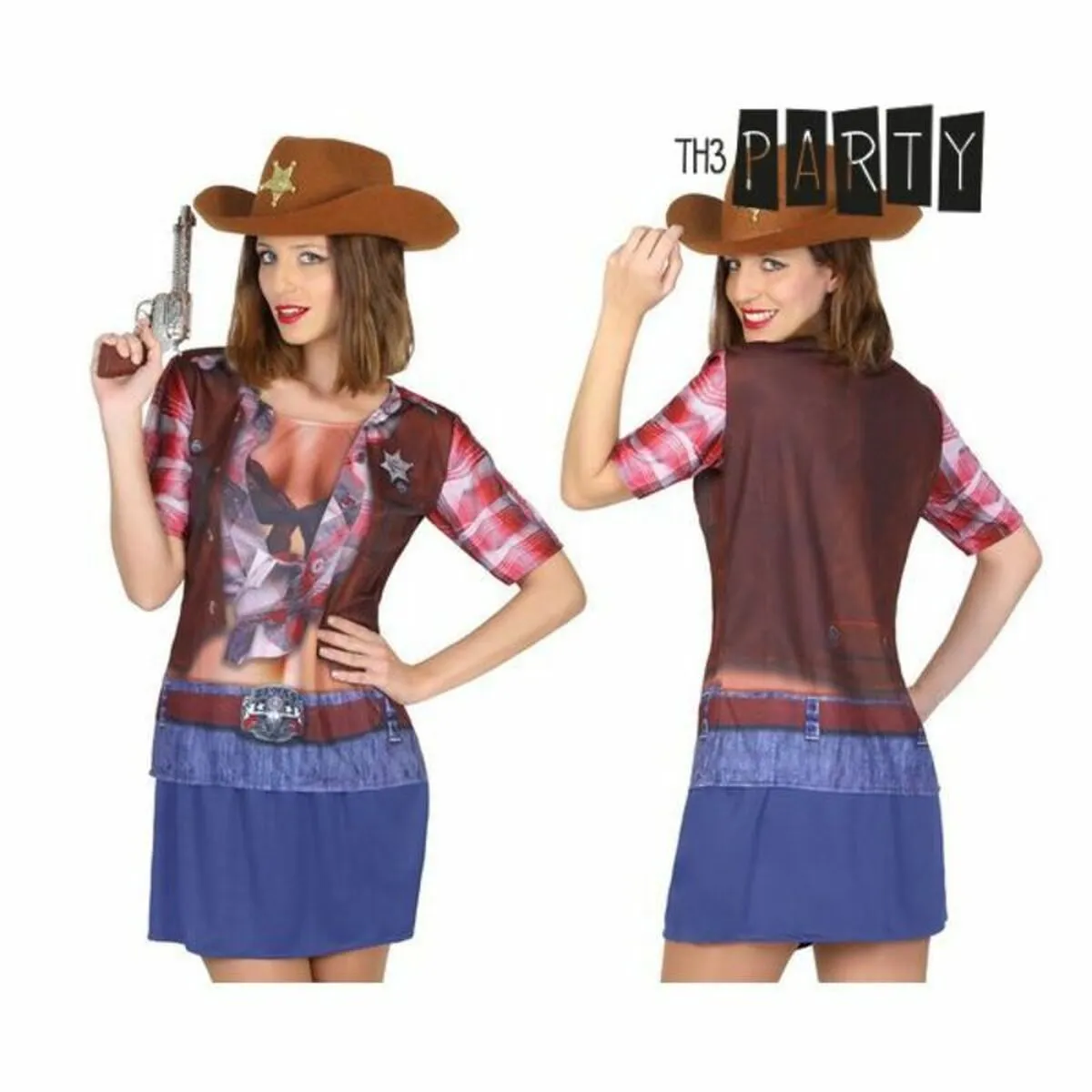 Maglia per adulti 6674 Cowboy Donna