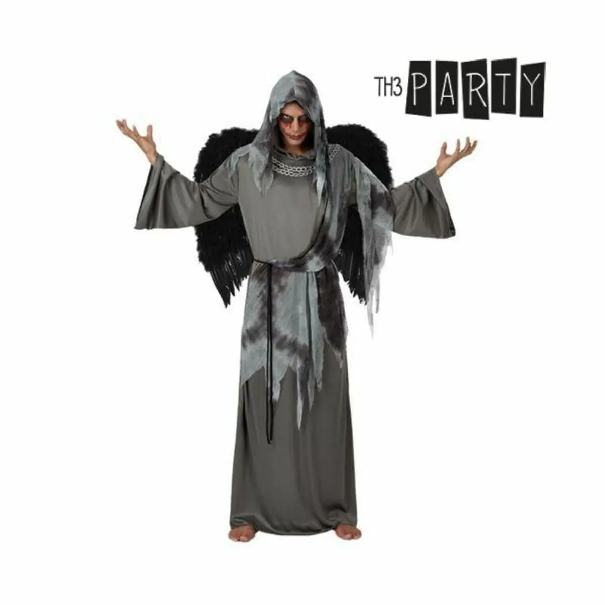 Costume per Adulti 9361 Angelo nero (2 Pcs)