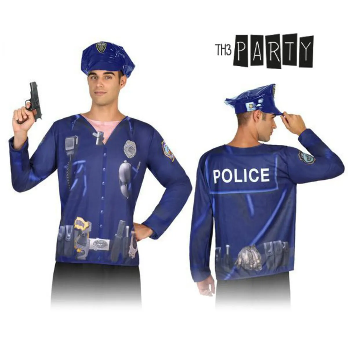 Maglia per adulti 7598 Poliziotto