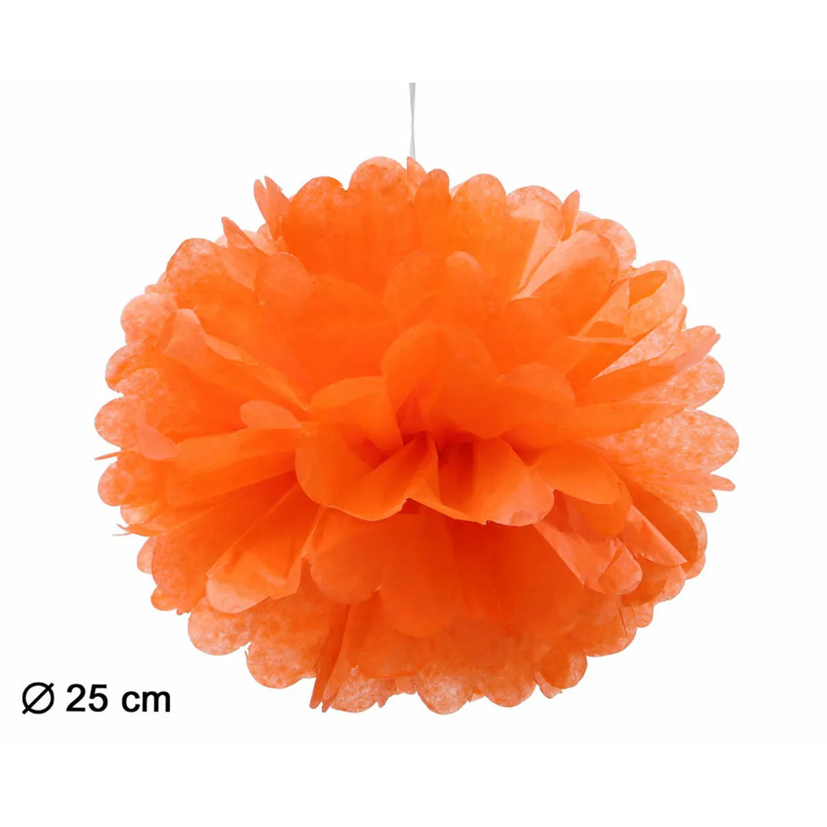 Pompon Arancio Ø 25 cm