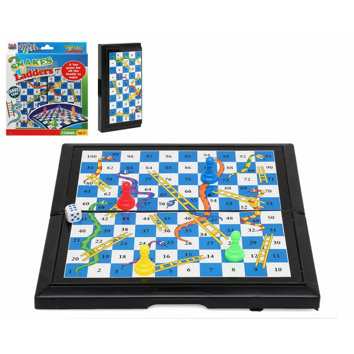 Gioco da Tavolo Snakes & Ladders 21 x 8,5 cm