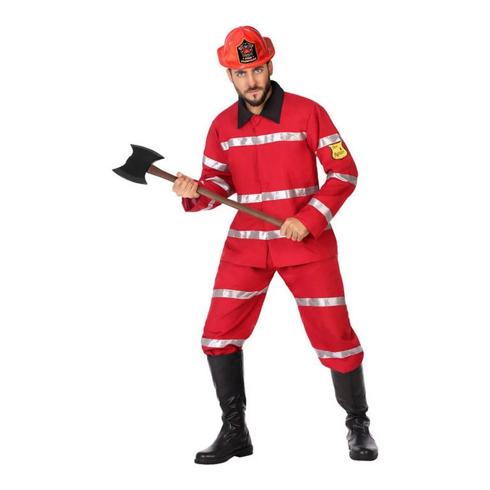 Costume per Adulti DISFRAZ BOMBERO XS-S Shine Inline Pompiere XS/S