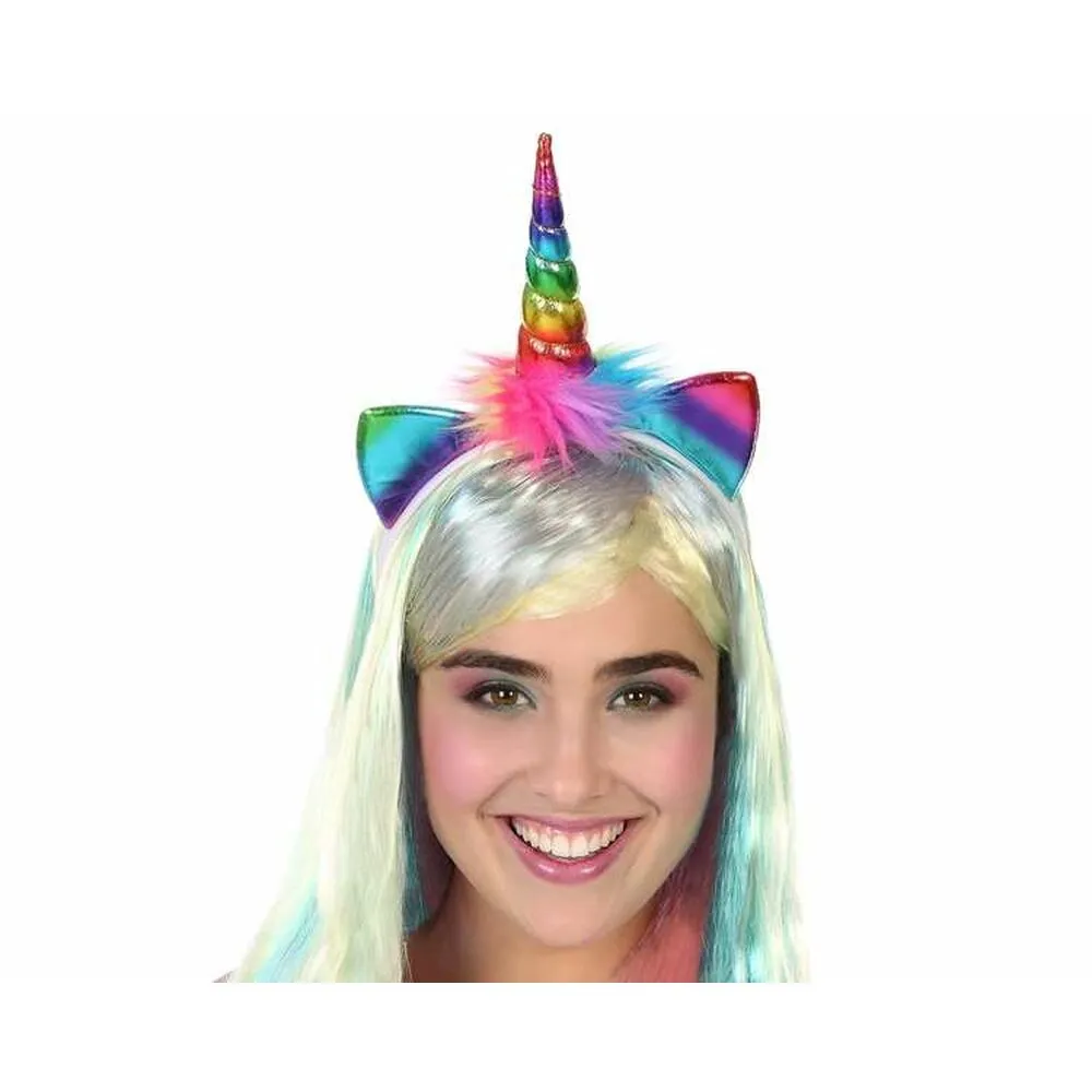 Diadema Rainbow Unicorno Multicolore