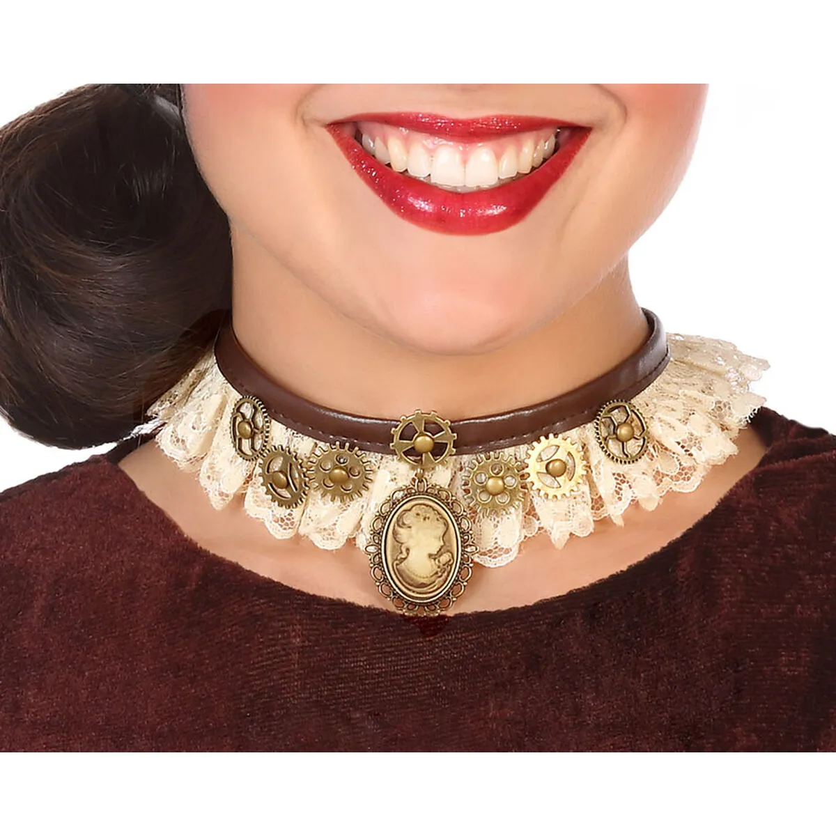 Collana Accessori per travestimenti Dorato Steampunk