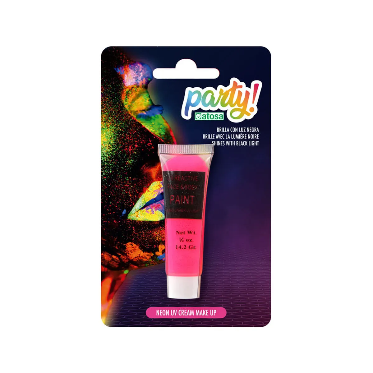 Trucco Glow In The Dark Rosa