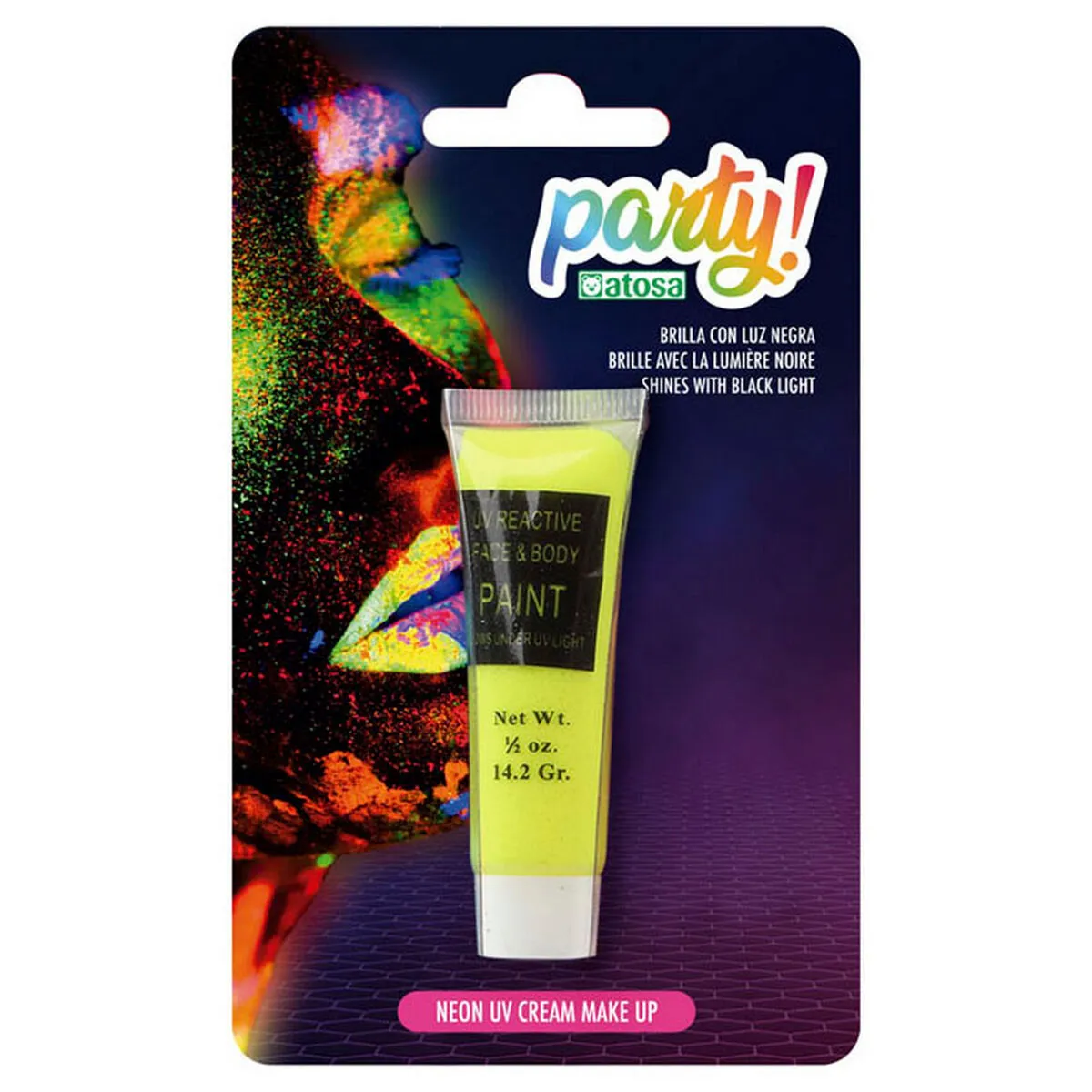 Trucco Glow In The Dark Giallo