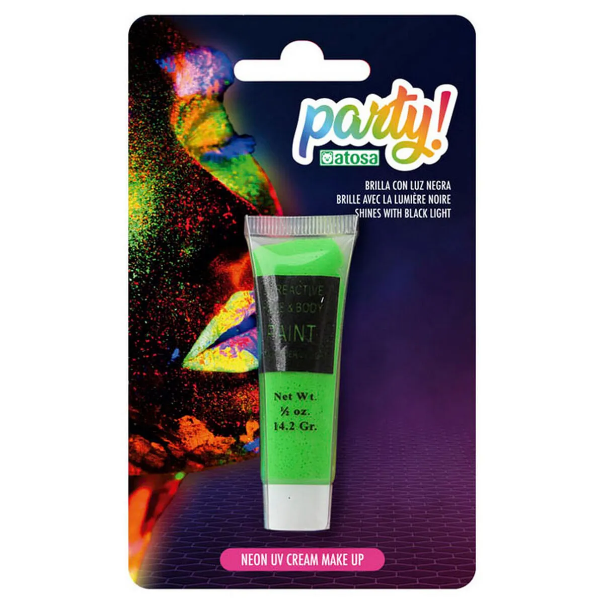 Trucco Glow In The Dark Verde