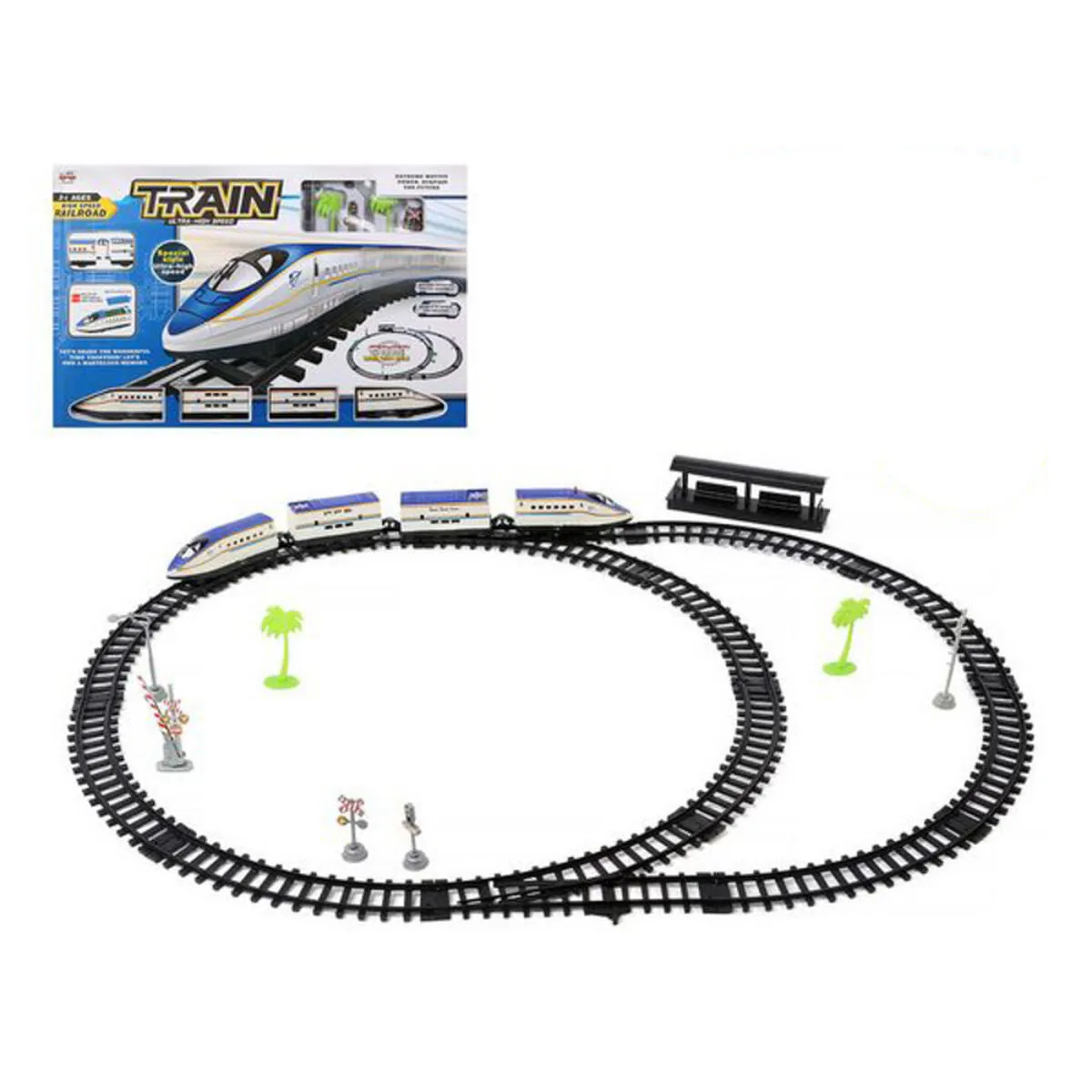 Tren con il circuito 62827 Azzurro