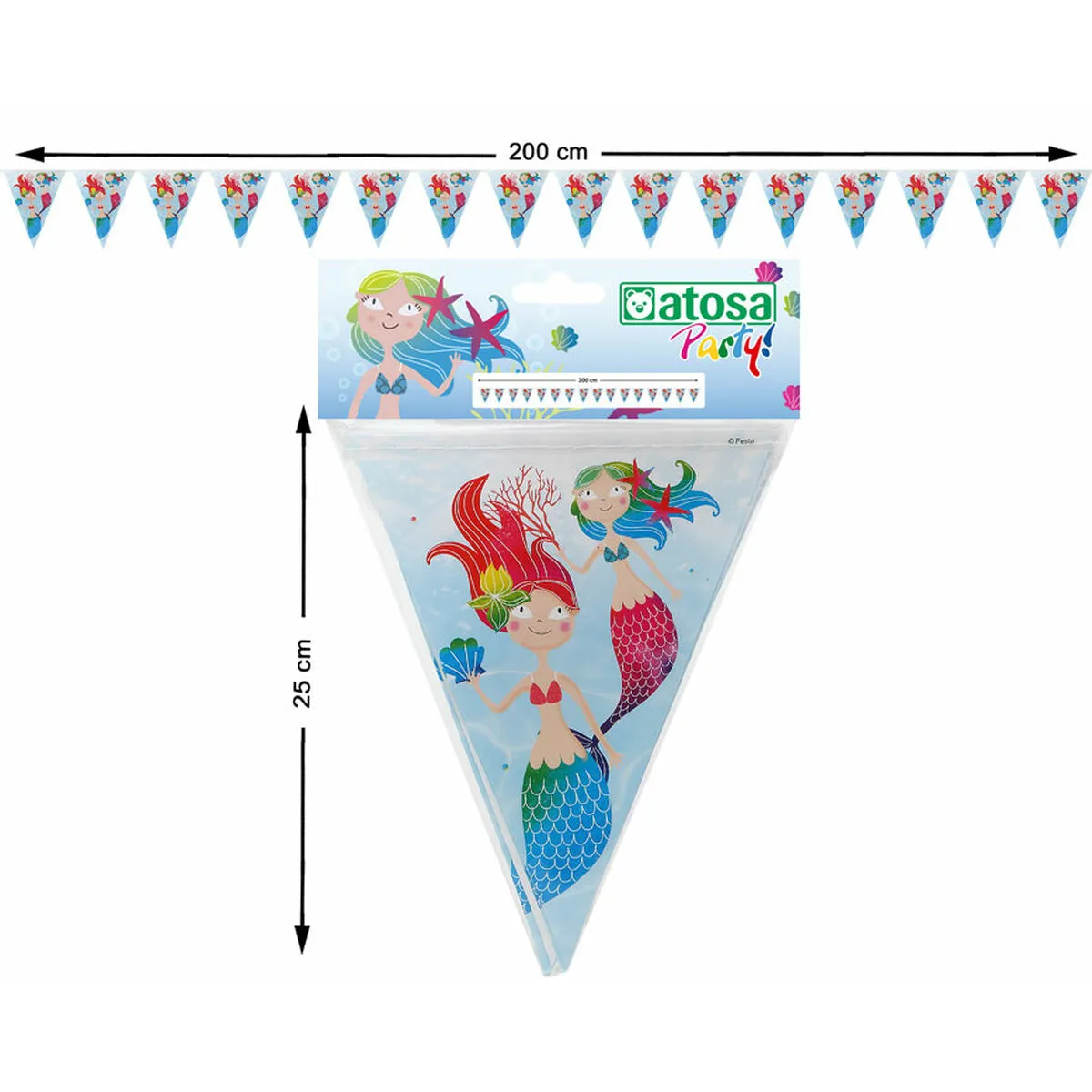 Gagliardetti 2 m Multicolore Sirena