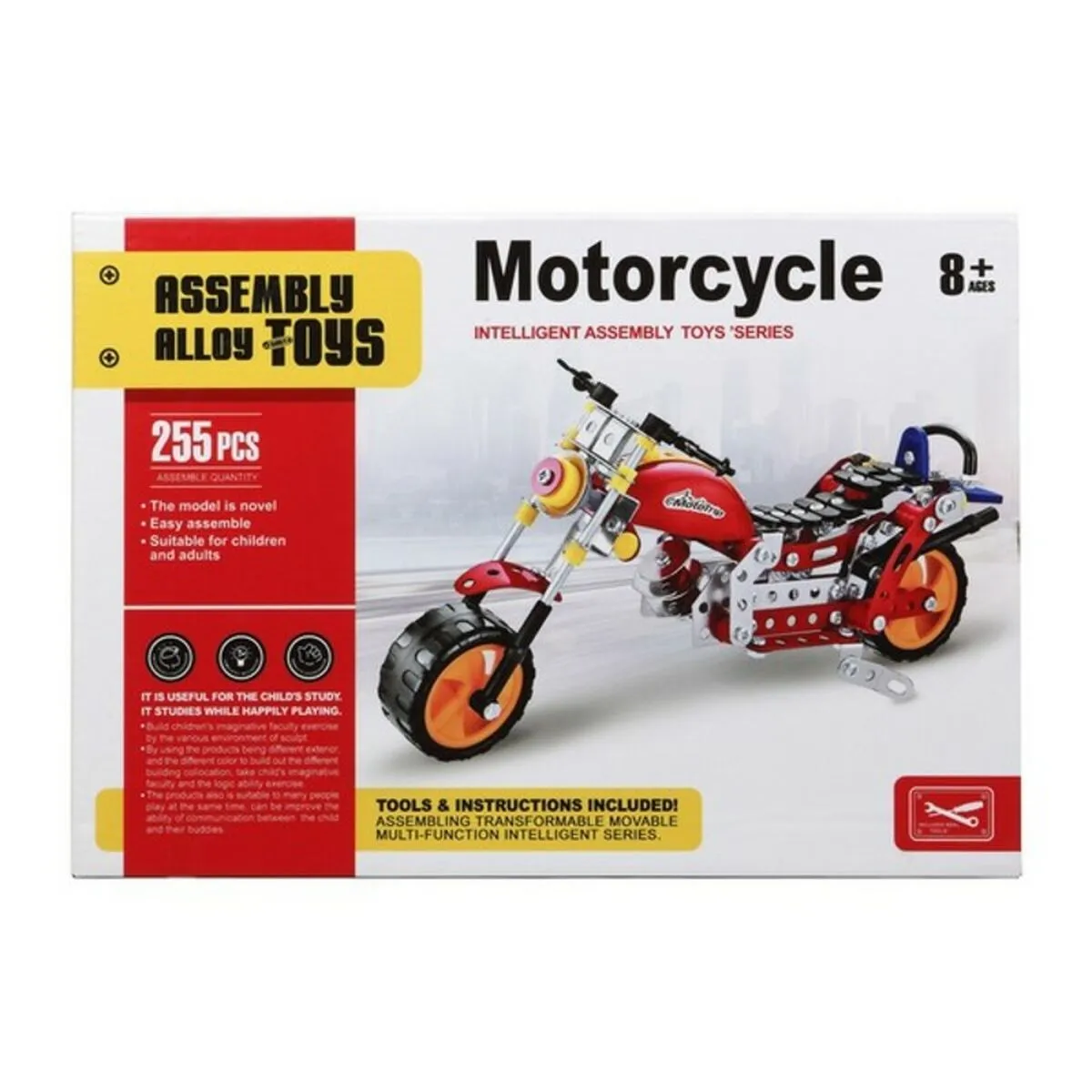 Set di Costruzioni Motorcycle 117530 (255 pcs) 29 x 26 cm