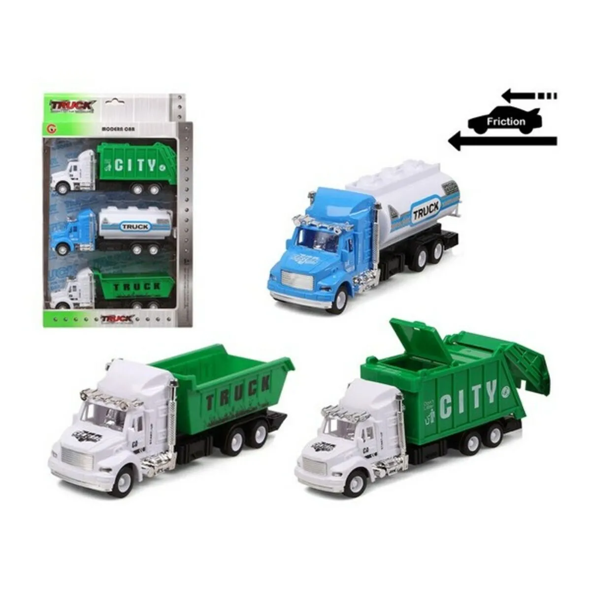 Set veicoli City Truck 119282 (3 uds)