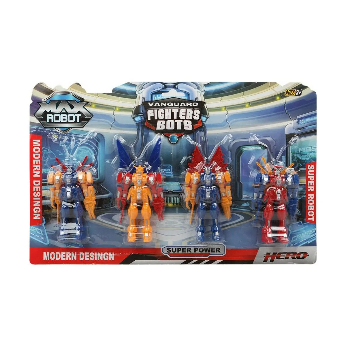 Playset Fighters Bots