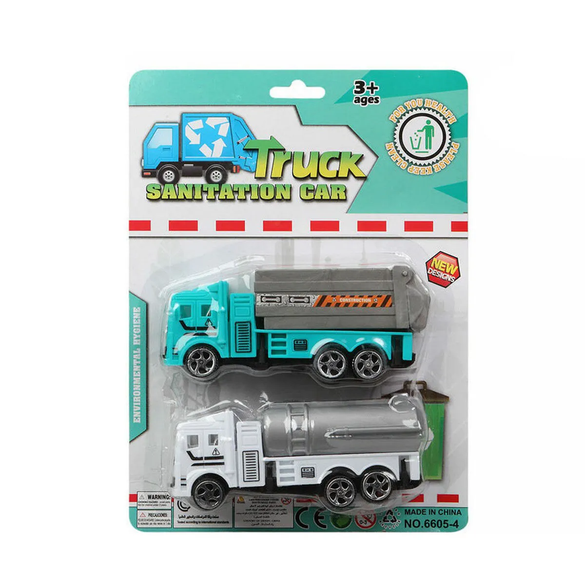 Set veicoli Sanitation Cars Ad attrito 26 x 19 cm