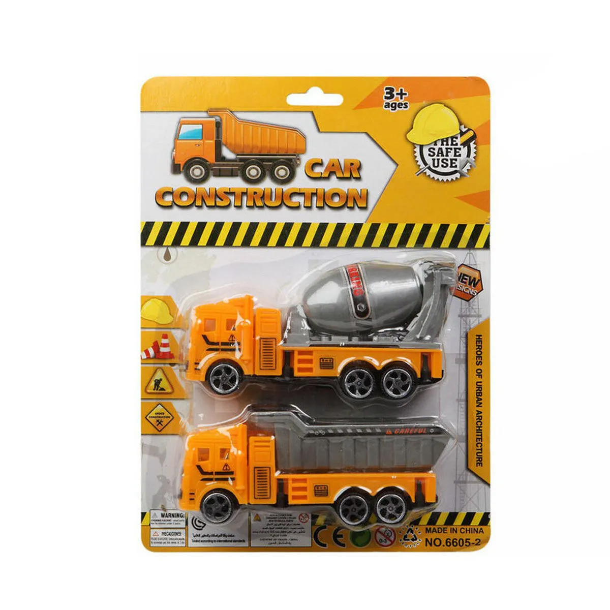 Set veicoli Car Construction Ad attrito 26 x 19 cm