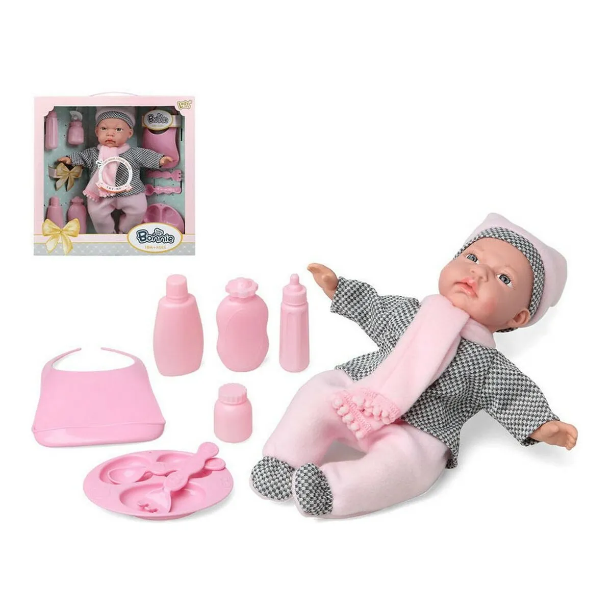 Bambolotto Neonato Rosa (34 cm)