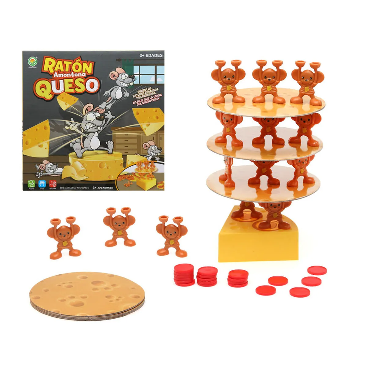 Gioco di Abilità Ratón Amontona Queso