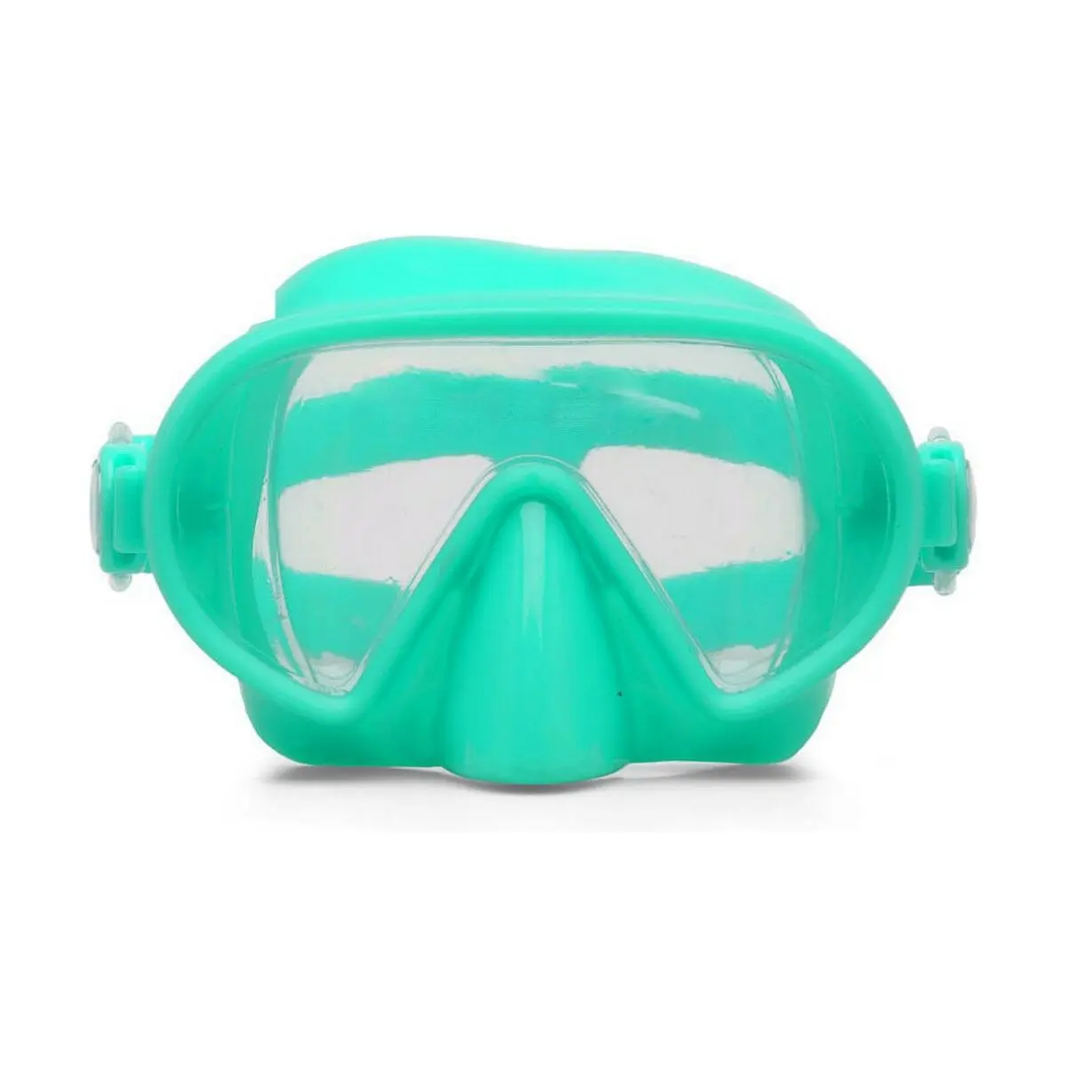 Maschera da Immersione Turchese Silicone Bambini 8-14 Anni