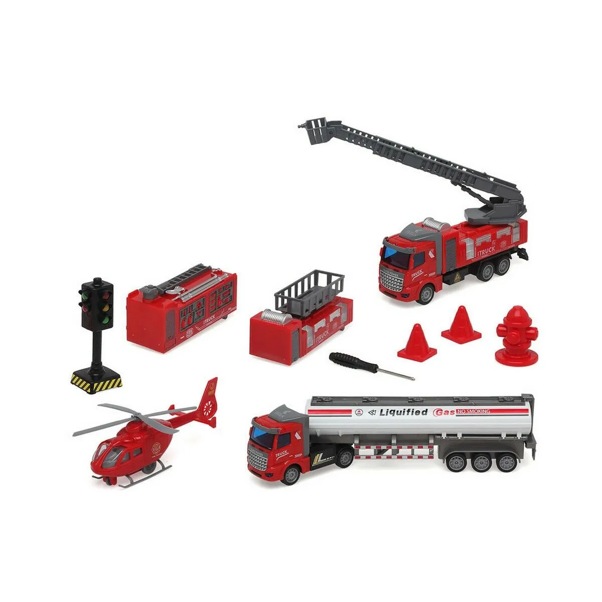 Playset di Veicoli Fire Rescue