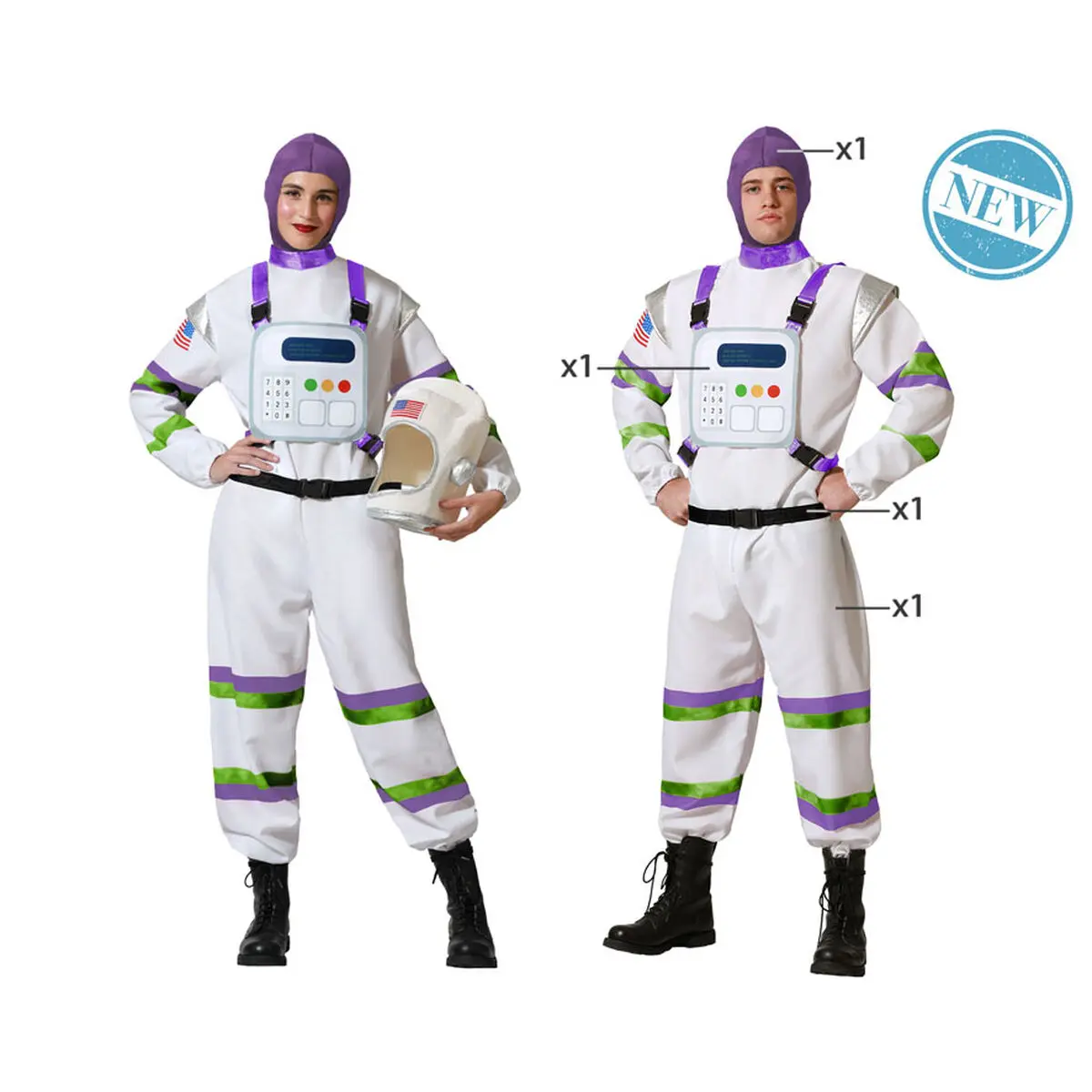 Costume per Adulti Astronauta XS/S