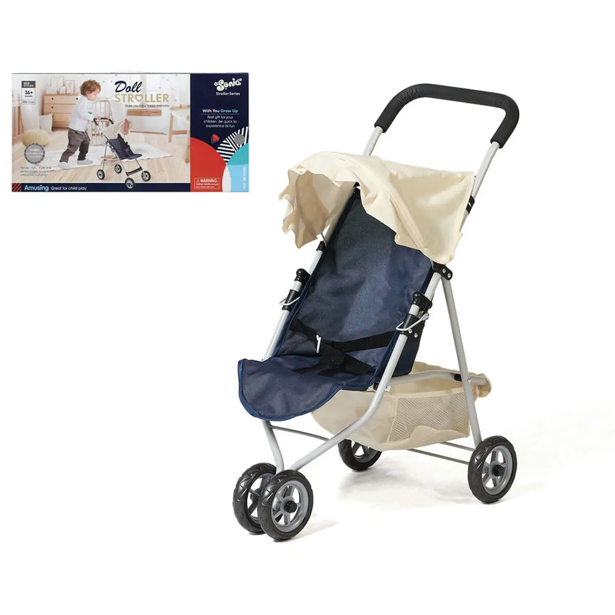 Carrozzina per Bambole Doll Stroller 54 x 27 cm