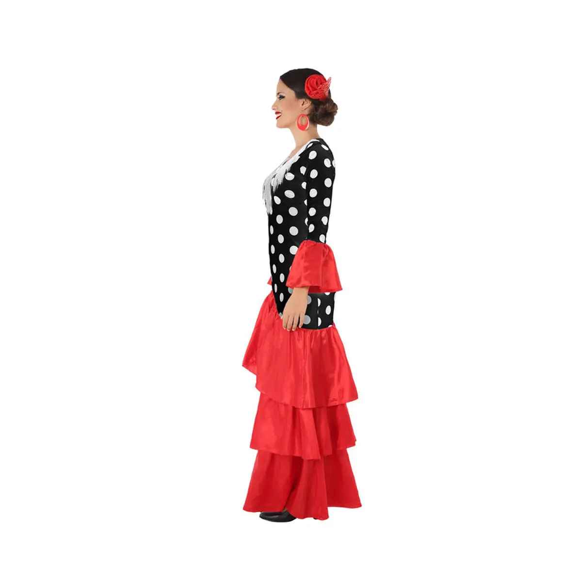 Costume per Adulti Rosso Ballerina di Flamenco XXL