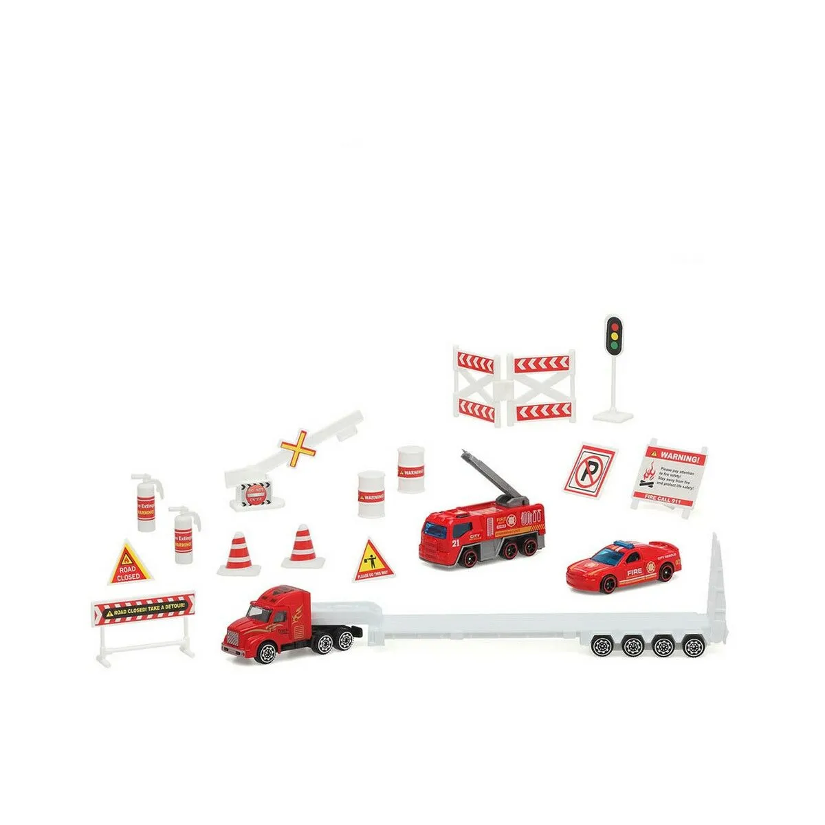 Playset di Veicoli Fire 1:64