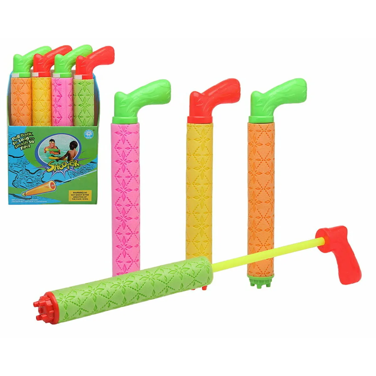 Pistola ad Acqua Multicolore Gomma Eva