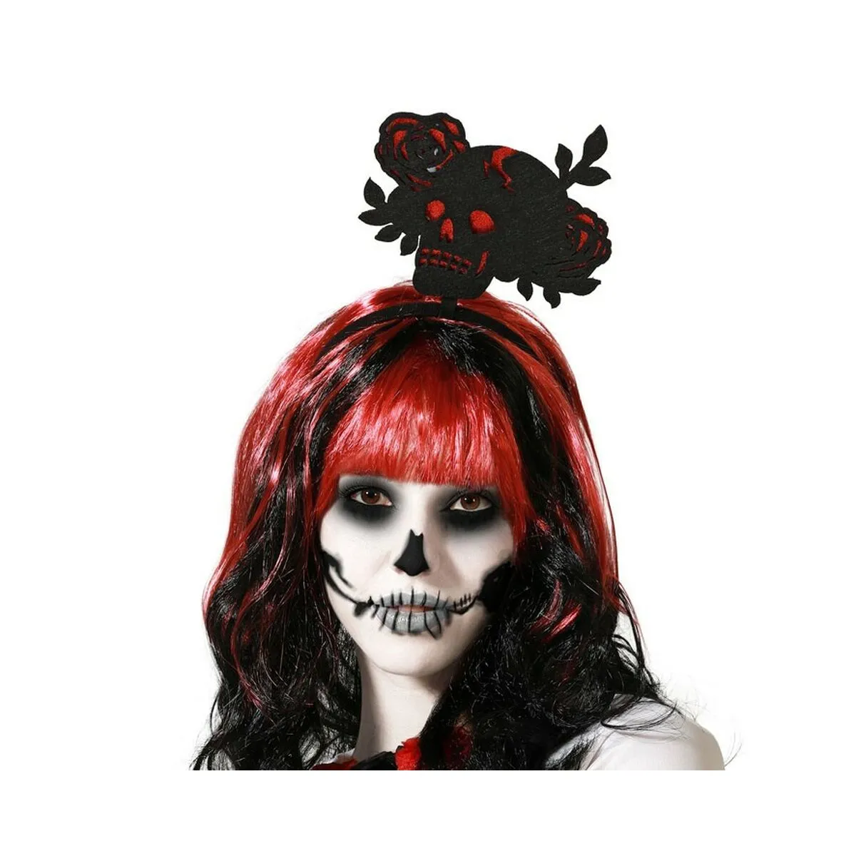 Diadema Teschio Rose Halloween