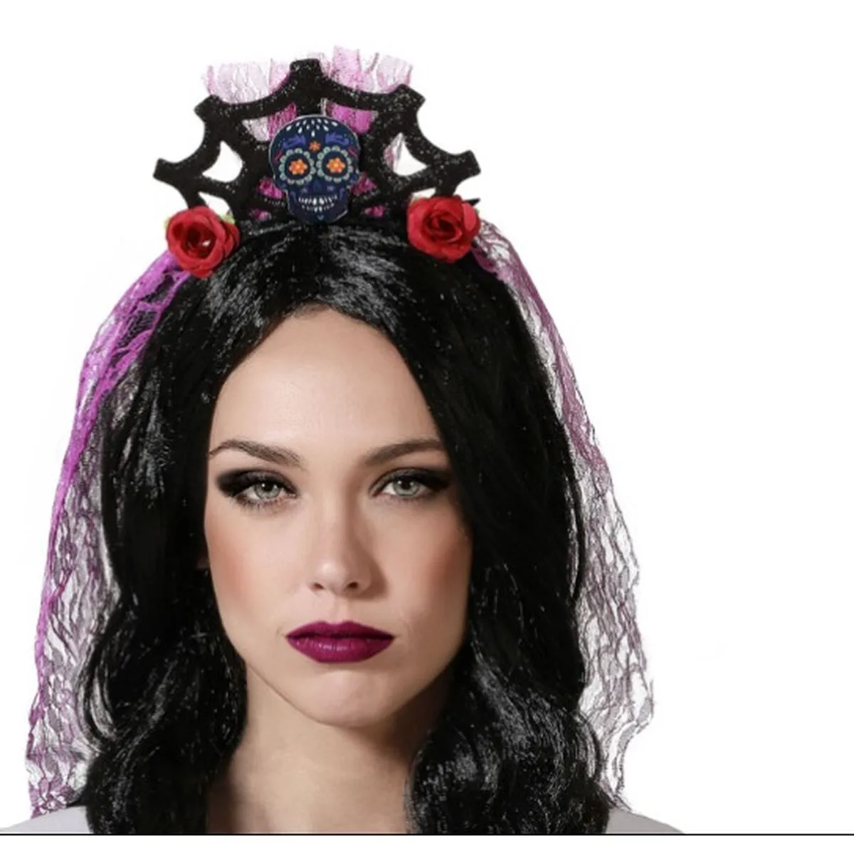 Diadema Porpora Halloween