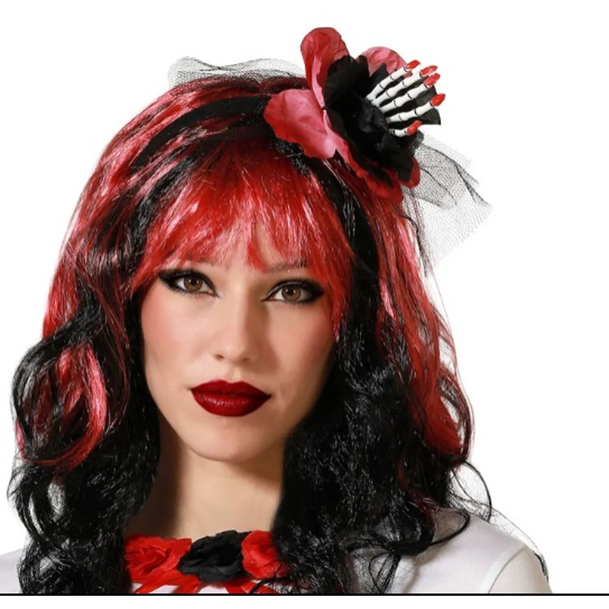 Diadema Rosso Intenso Halloween