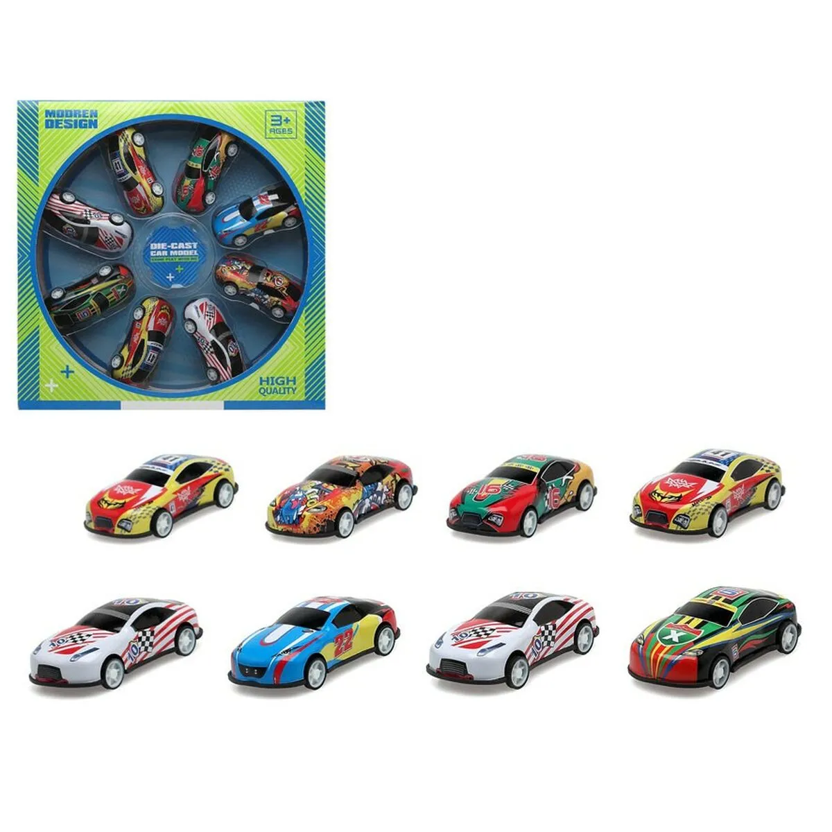 Playset di Veicoli Multicolore