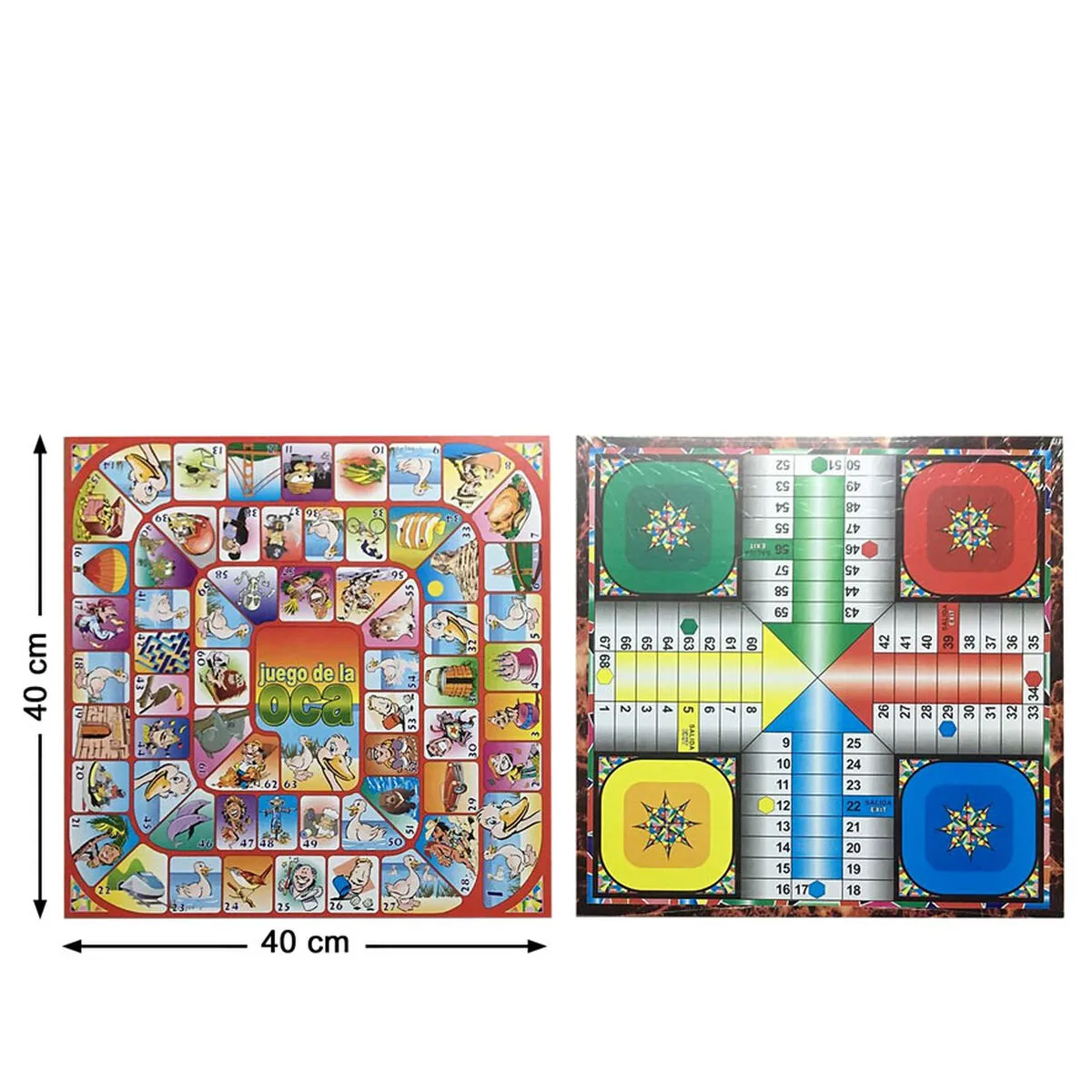 Tabellone per Parcheesi e Gioco dell'Oca