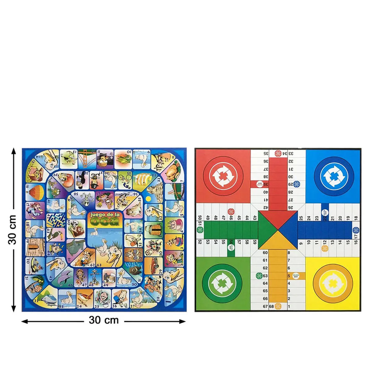 Tabellone per Parcheesi e Gioco dell'Oca