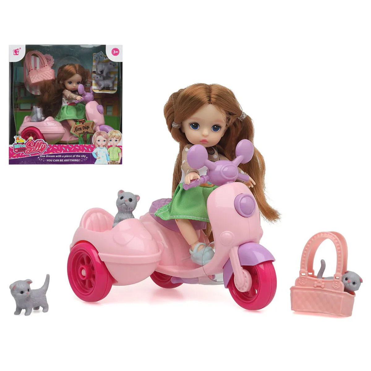 Baby doll Sally Motorbike