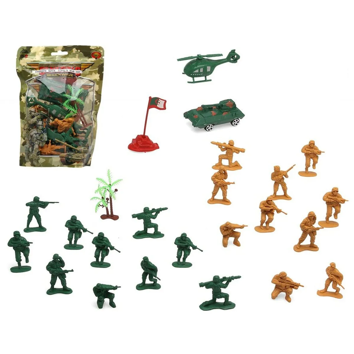 Playset Military Multicolore