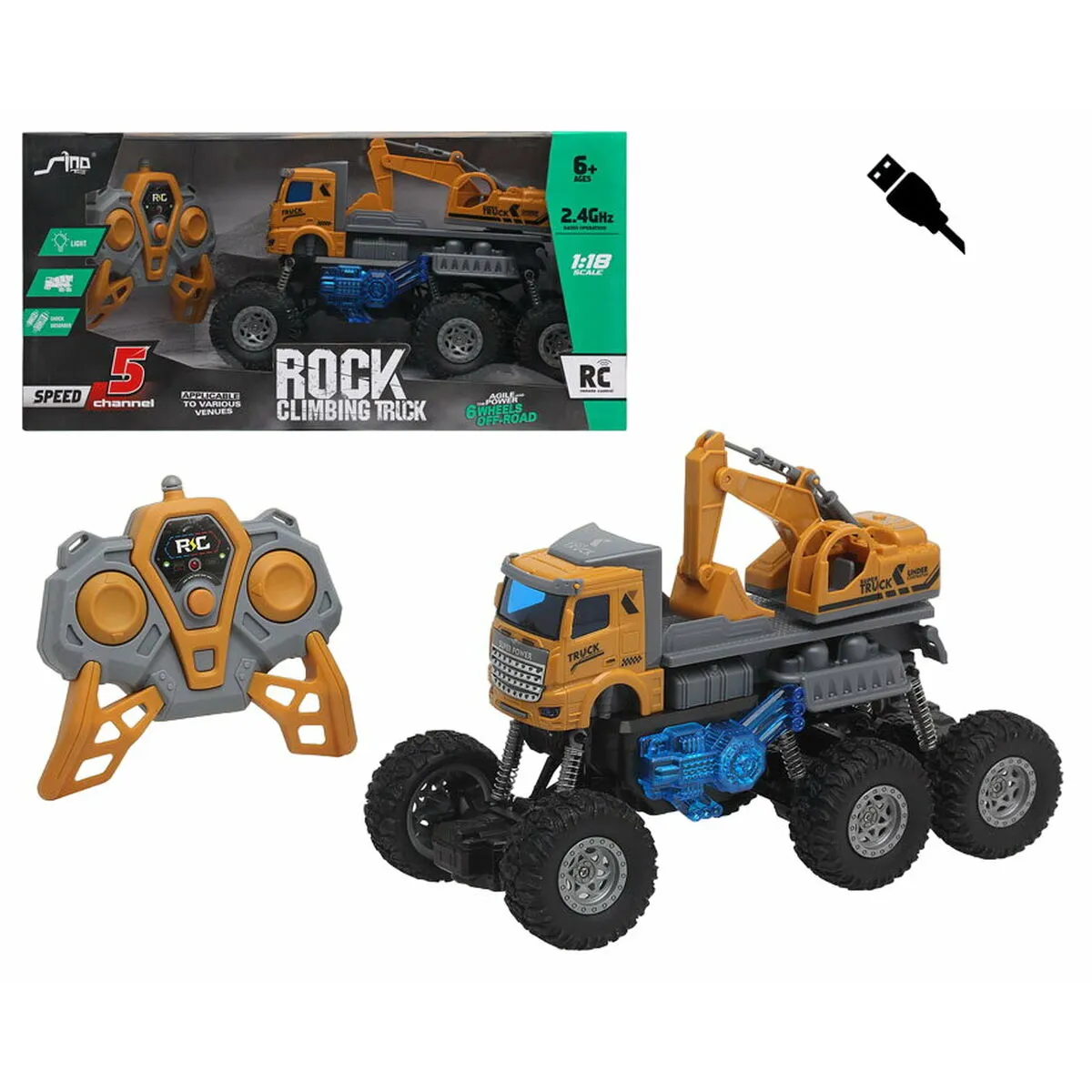 Camion Radiocomandato Rock Climbing Truck