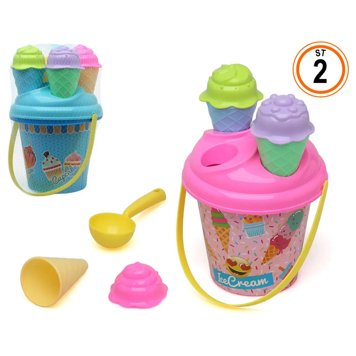 Set di giocattoli per il mare Ice Cream 24 x 15 cm