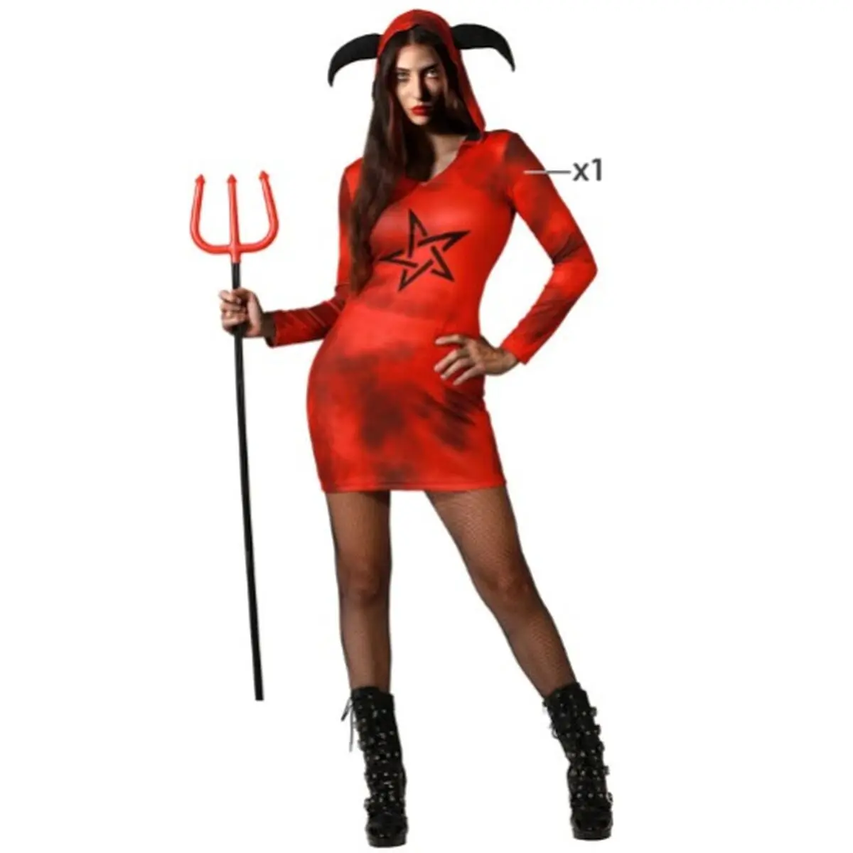 Costume per Adulti Demonio Donna XS/S