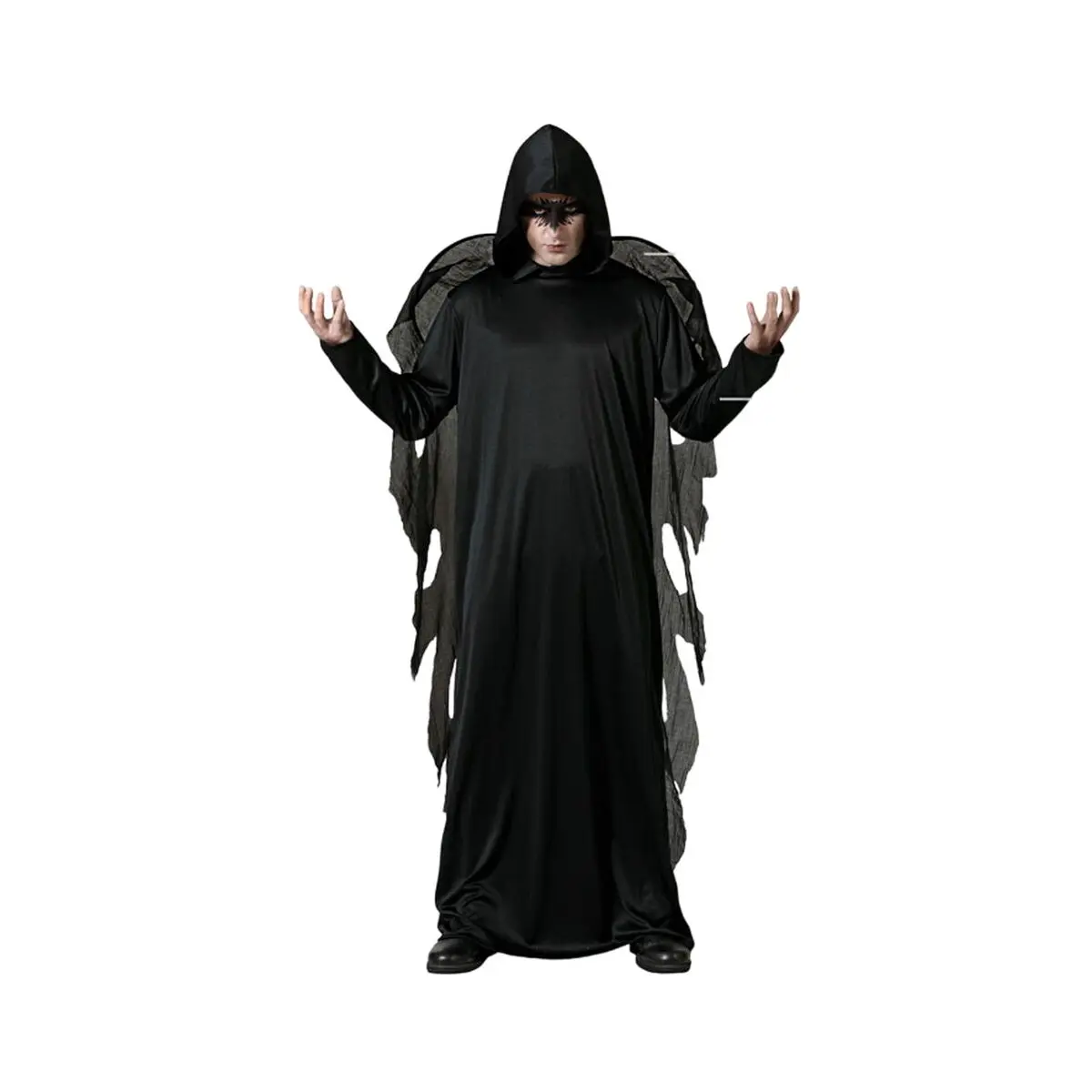 Costume per Adulti Angelo Nero XL