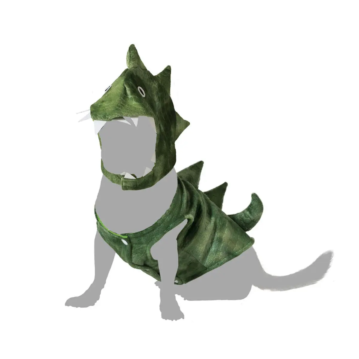 Costume per Cane Taglia S Dinosauro