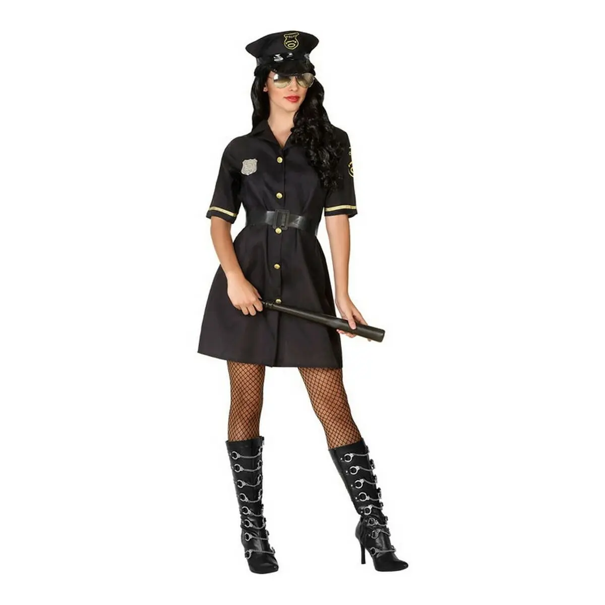 Costume per Adulti DISFRAZ POLICIA  M-L Poliziotta Taglia M/L