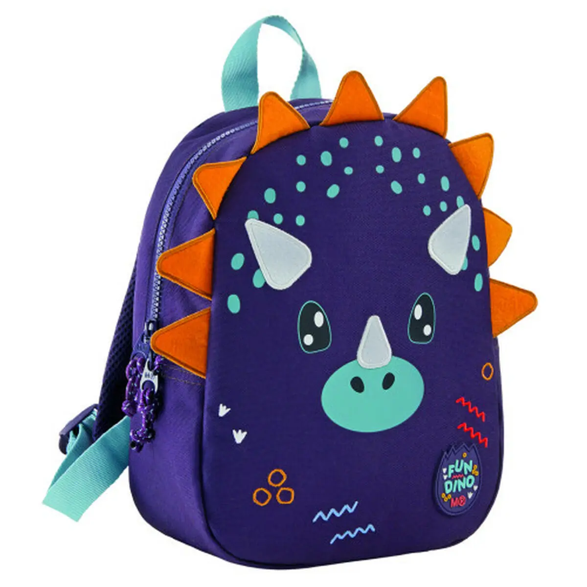 Zaino Scuola Miquelrius FUN DINO MR19246 Azzurro Dinosauro