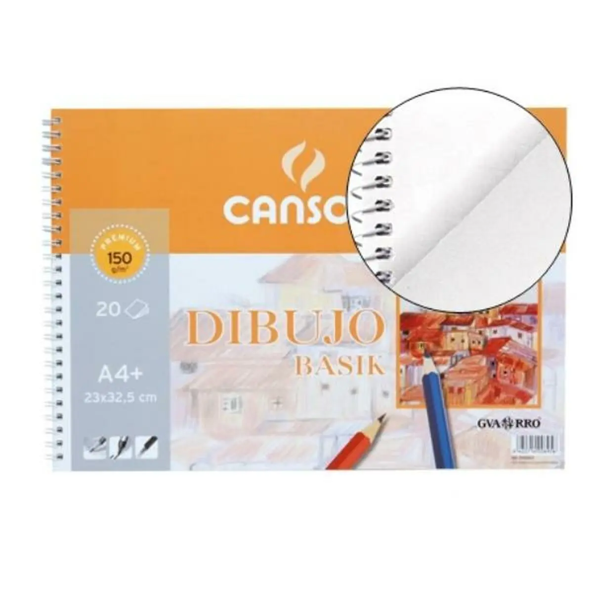 Blocco da disegno Canson C200400695 Bianco A4 Carta