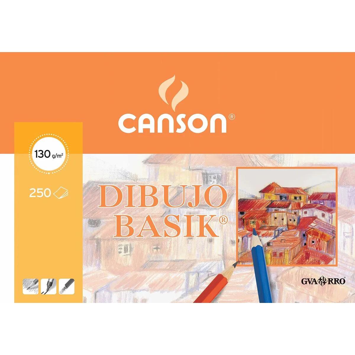 Carta da disegno Canson Basik Bianco A3 250 Fogli