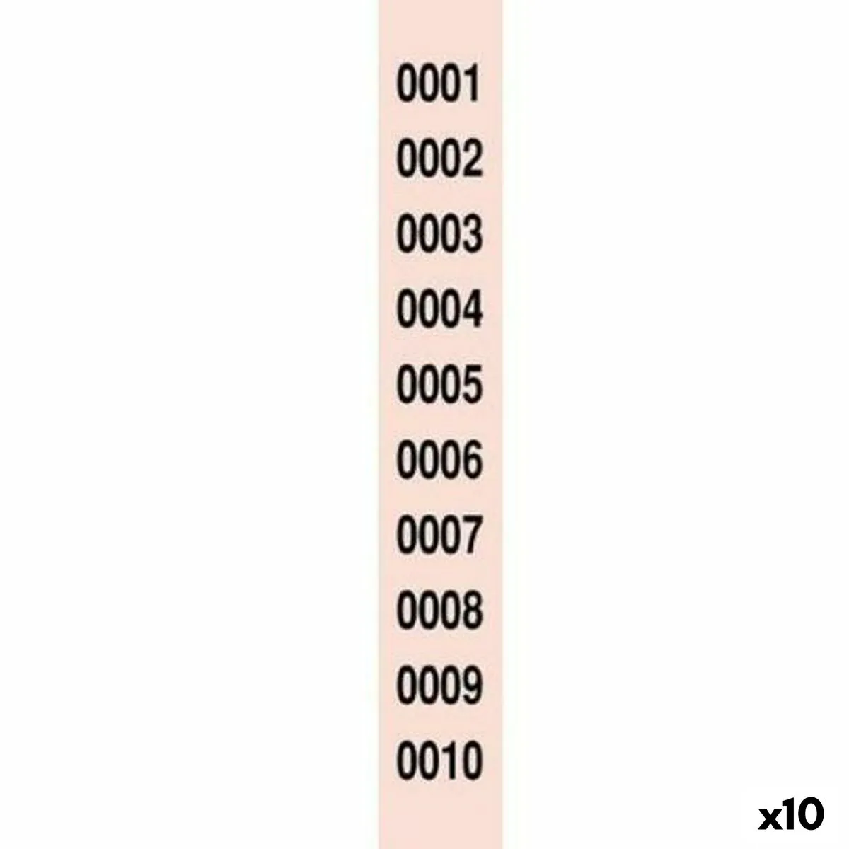 Strisce Numeriche per Lotterie 1-5000 (10 Unità)