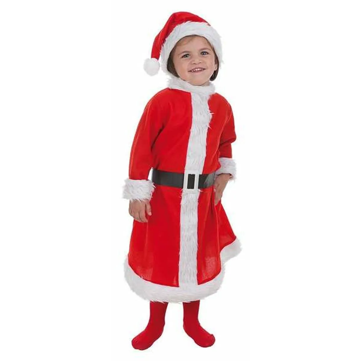 Costume per Neonati 1-2 anni Mamma Natale Rosso